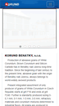 Mobile Screenshot of korund.cz